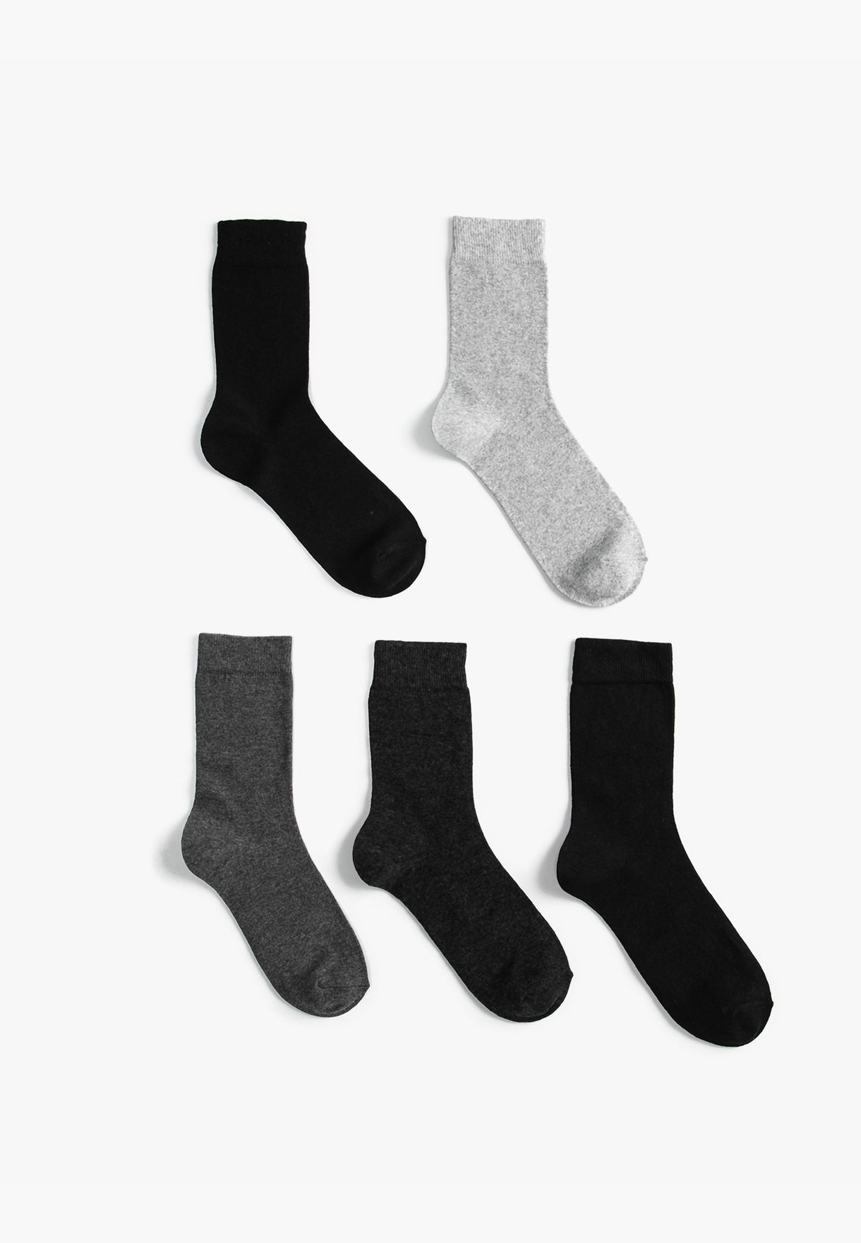 Basic 5-Pack Socket Socks Set