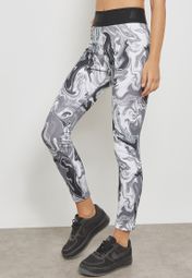 nike marble print leggings