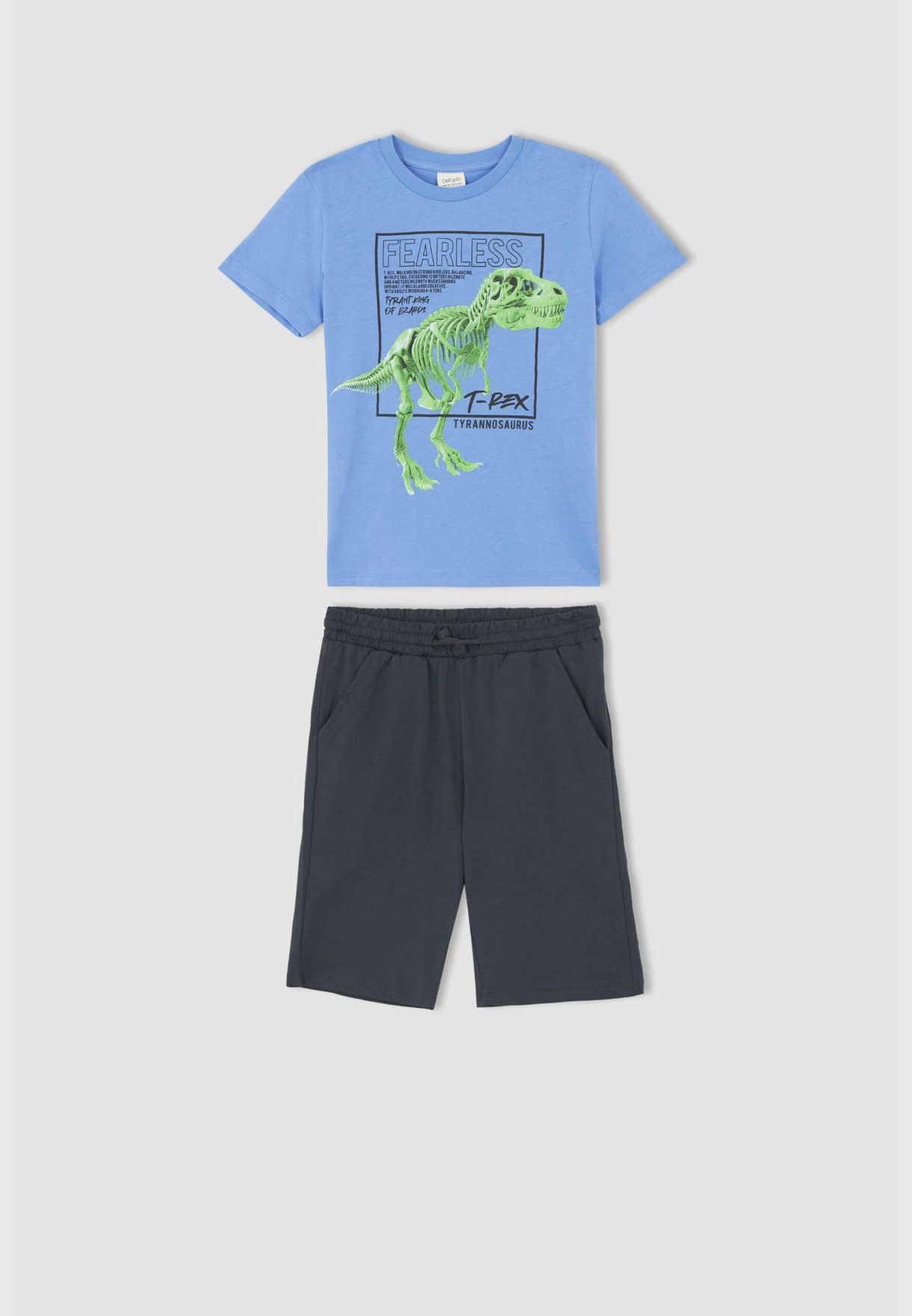 Short Sleeve Dinasour Print Lounge Set
