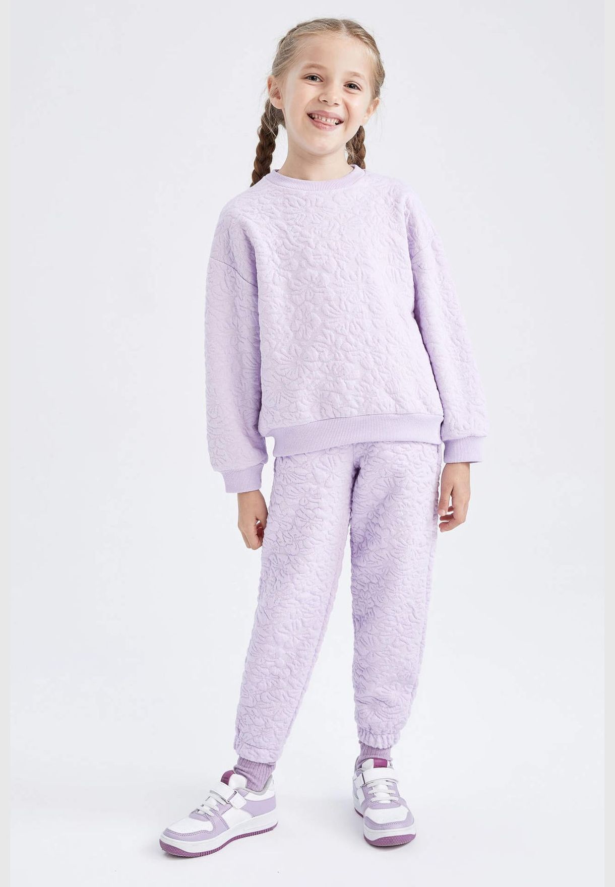 Girl Jogger Fit Knitted Trousers