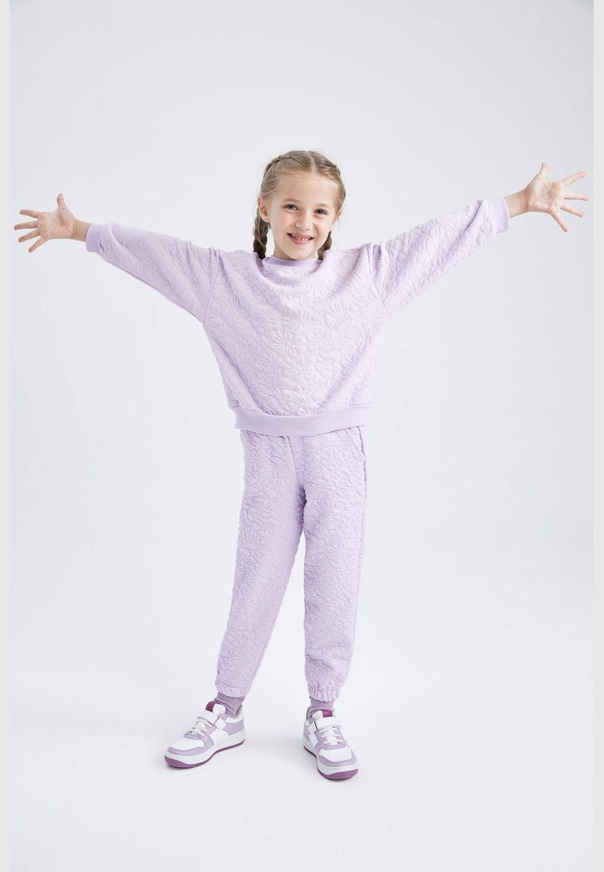 Girl Jogger Fit Knitted Trousers