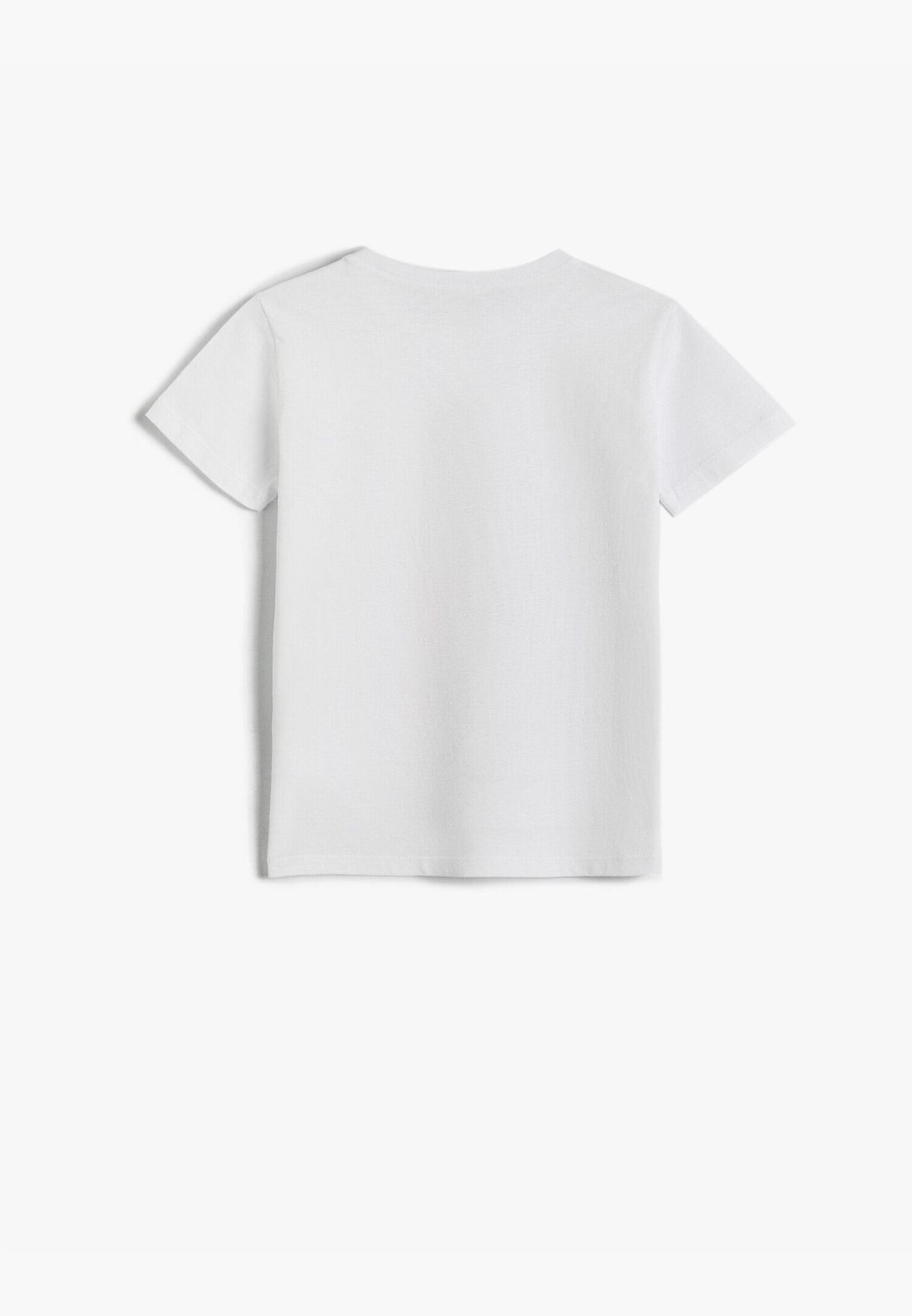 Football Hologram Short Sleeve T-Shirt Cotton
