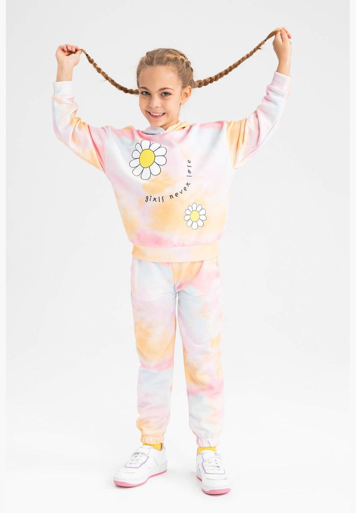 Girl Jogger Fit Knitted Trousers