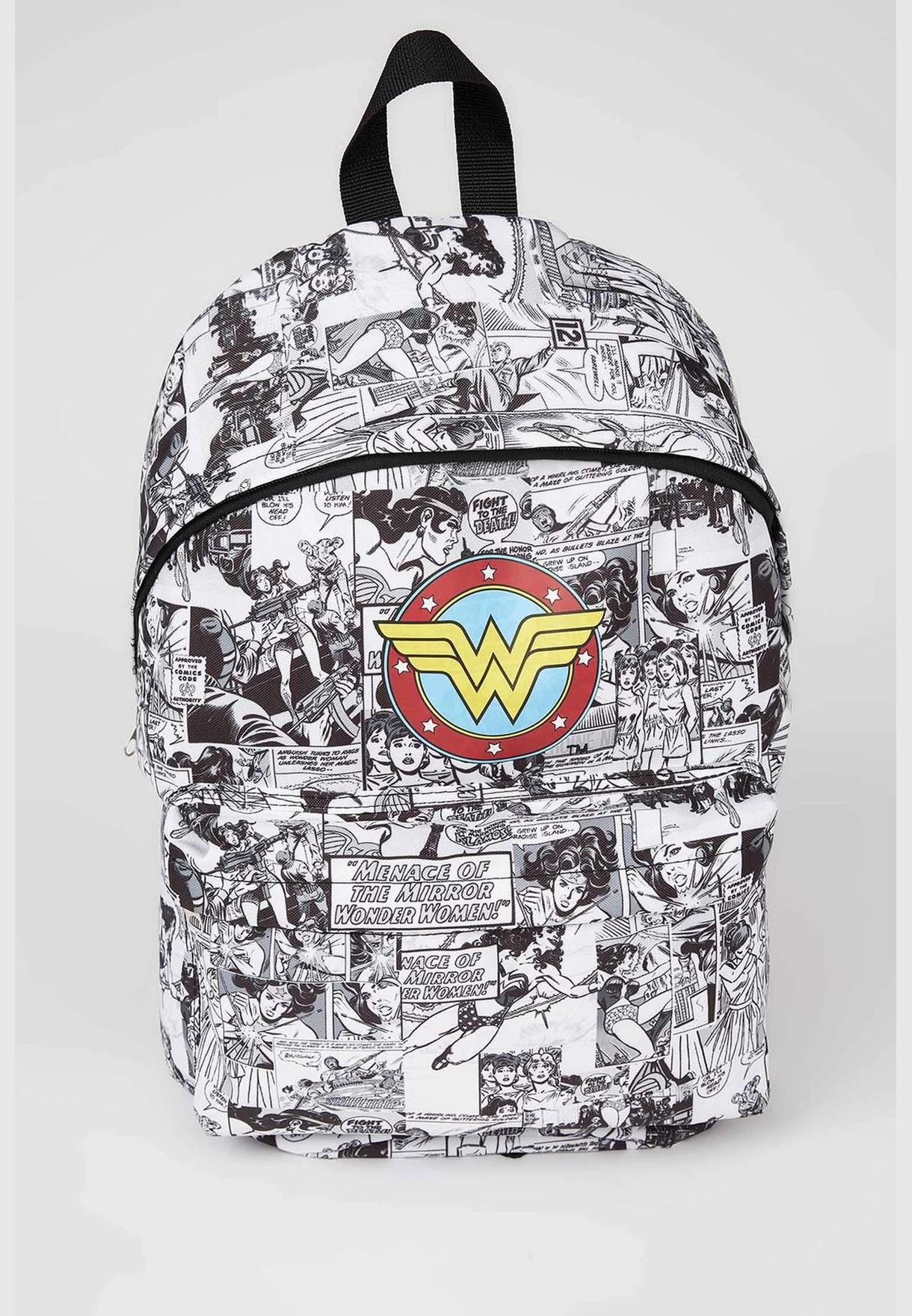 Wonder Woman Licenced Zippered Backpack