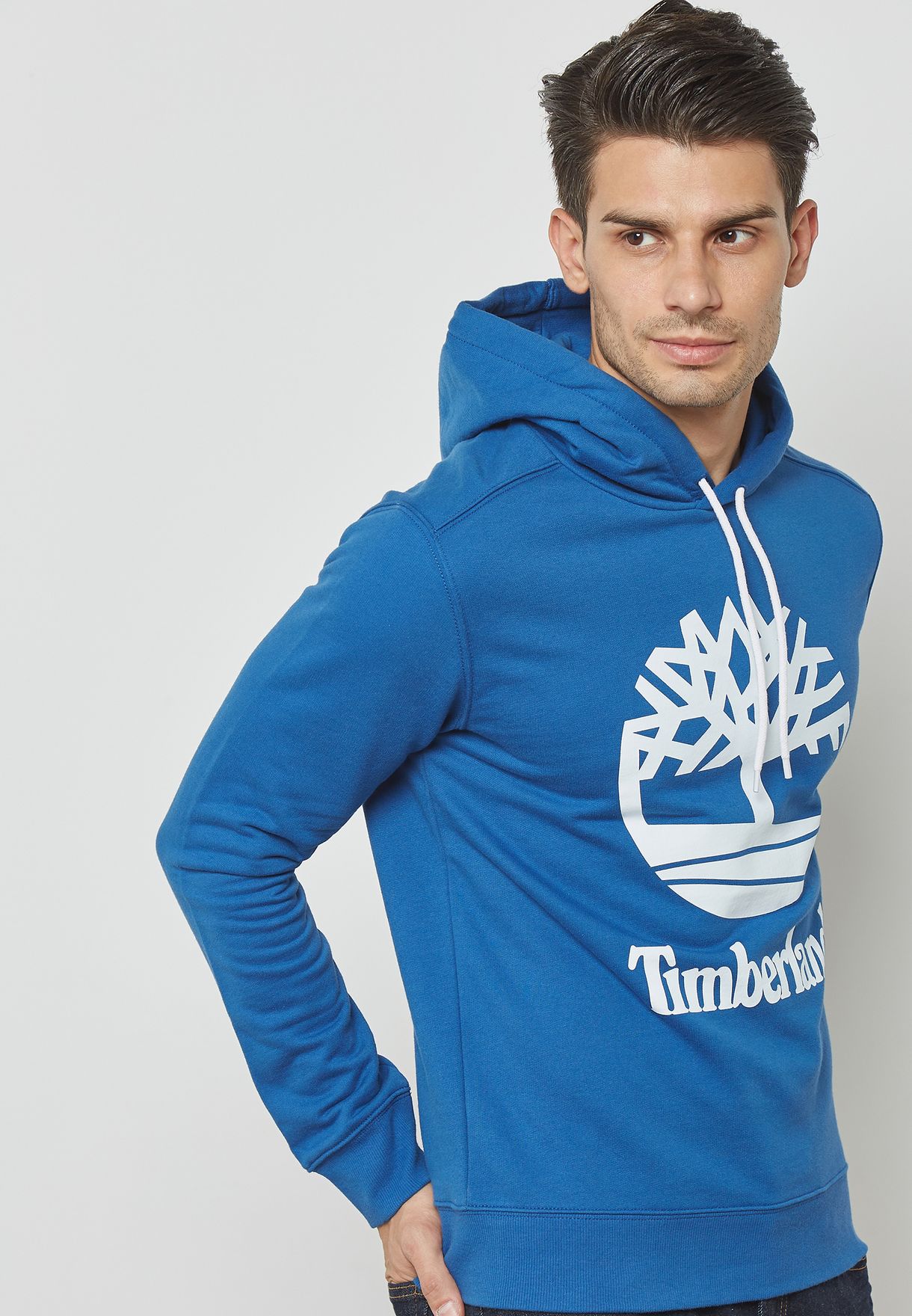 blue timberland hoodie