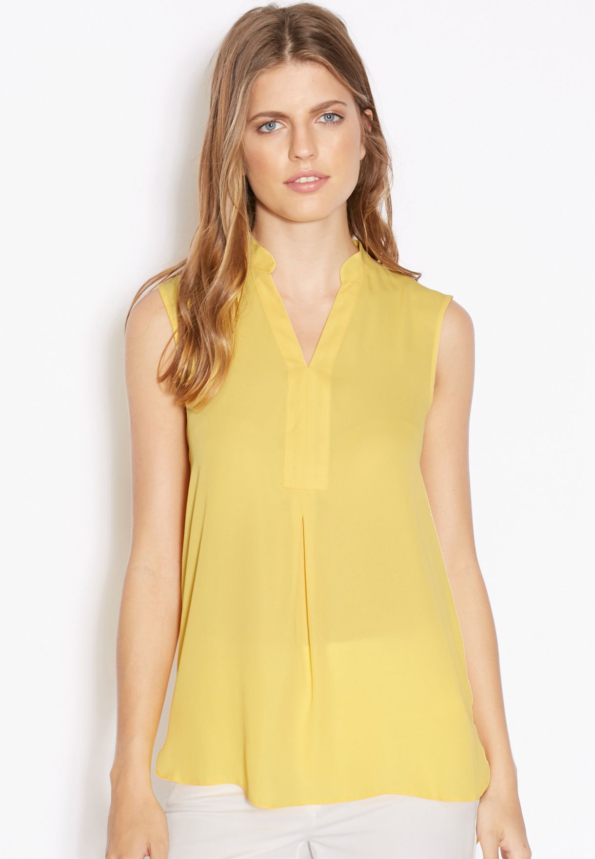 high low yellow top