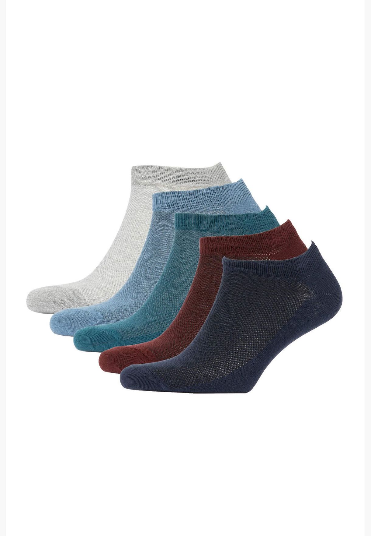 5 Pack Basic Footie Socks