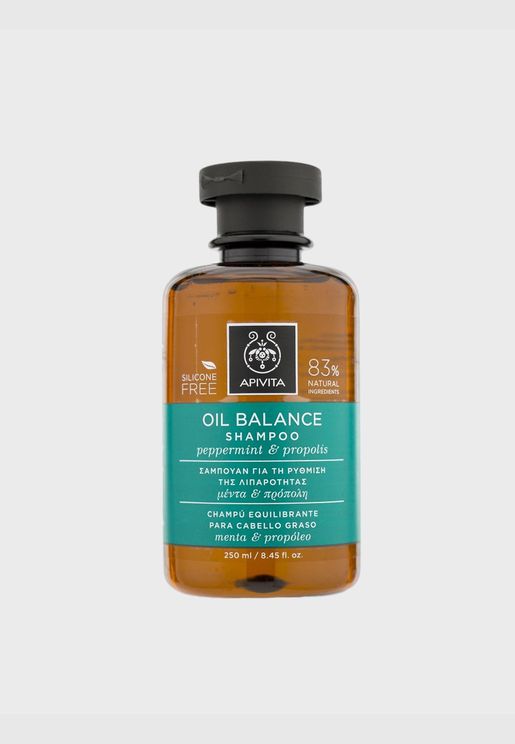 Oil Balance Shampoo with Peppermint & Propolis (For Oily Hair)