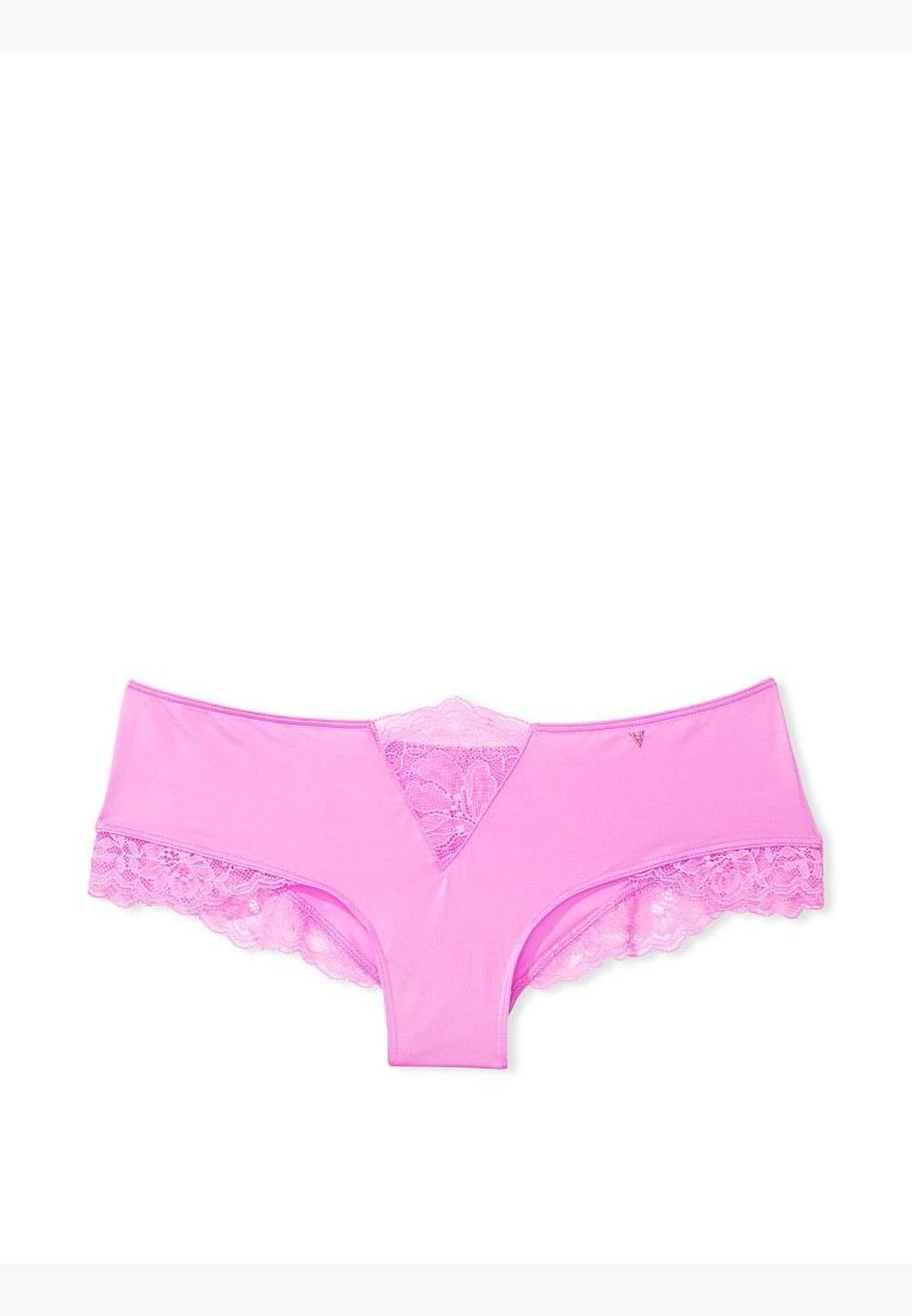 Buy Victoria's Secret neutrals Micro Lace Inset Cheeky Panty for Women ...