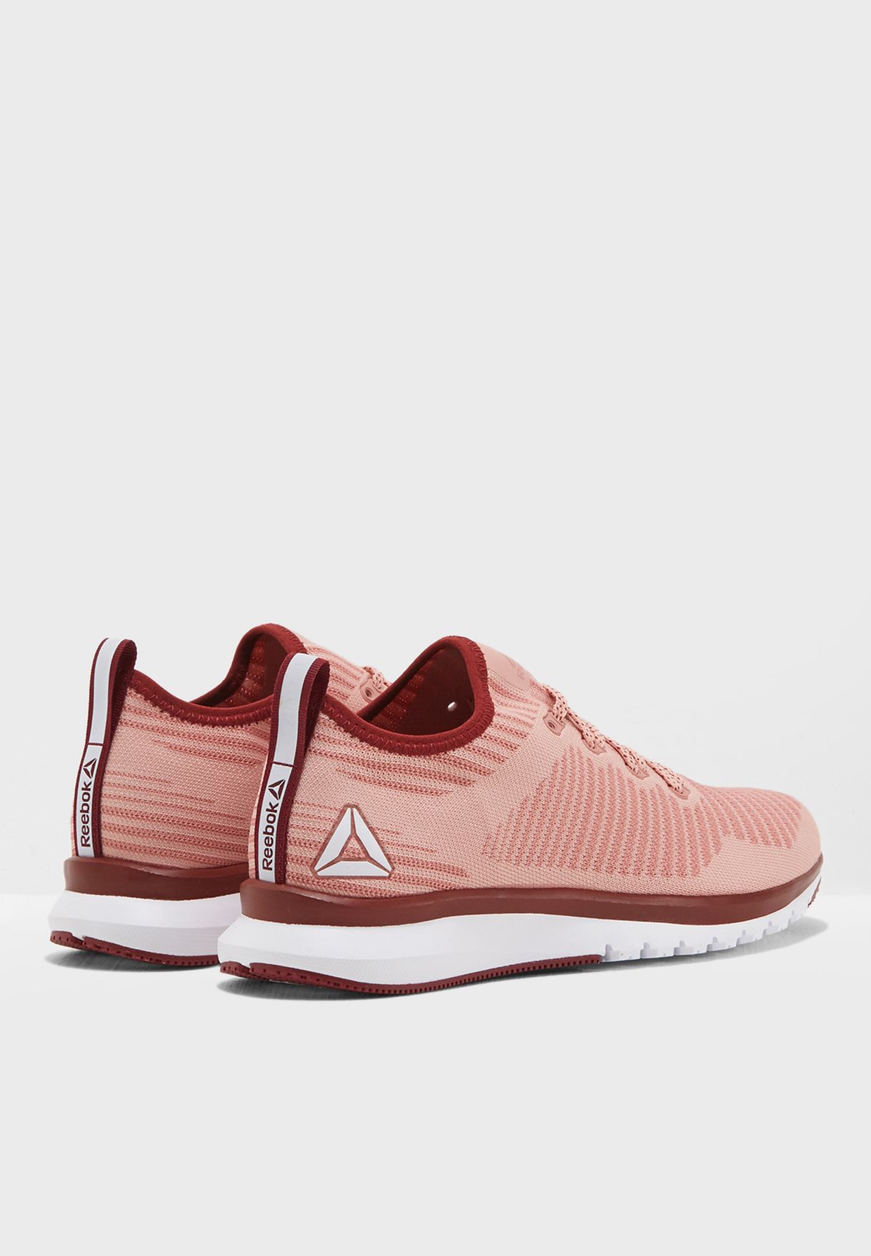 reebok print smooth pink