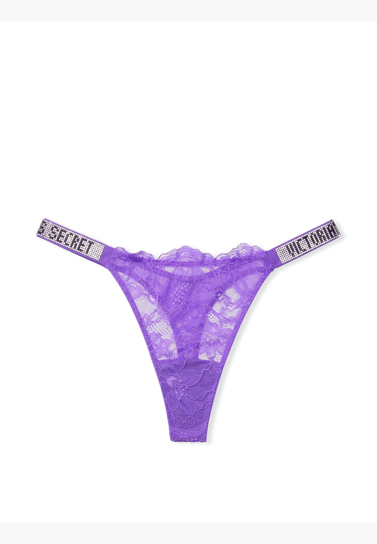 Buy Victorias Secret Neutrals Shine Strap Lace Thong Panty For Women In Dubai Abu Dhabi 