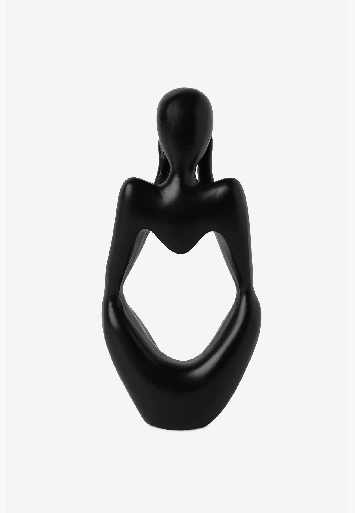 Modern Figurine Shaped Solid Minimalistic Ceramic Figure Showpiece For Home Decor