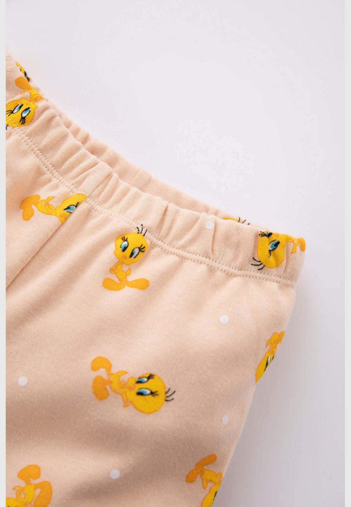2 Pack BabyGirl Looney Tunes Licenced Regular Fit Shirt Neck Long Sleeve Homewear