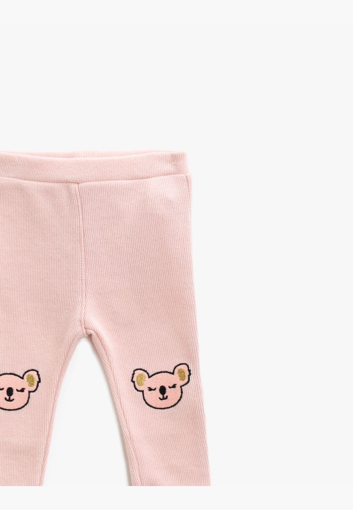 Cotton Medium Rise Printed Leggings