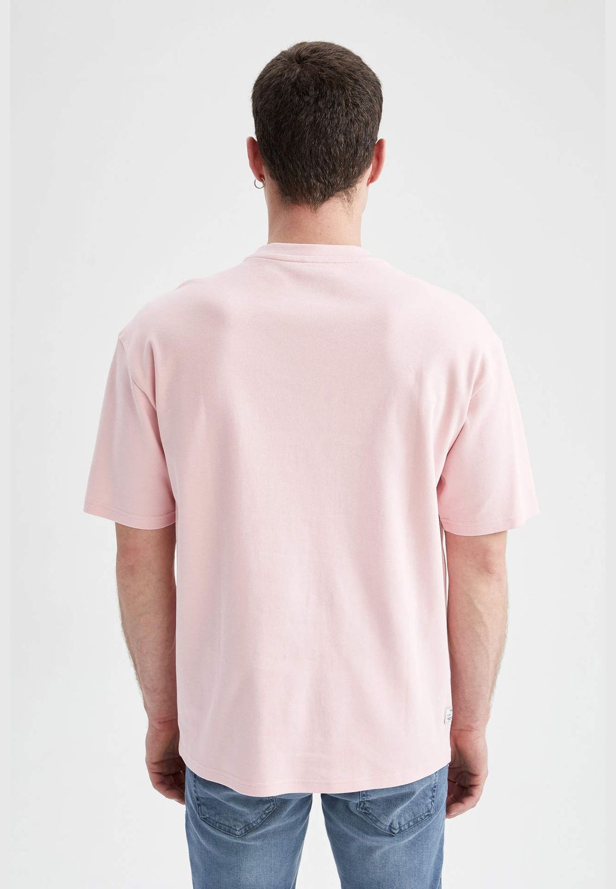 Short Sleeved Oversize Fit Crew Neck T-Shirt