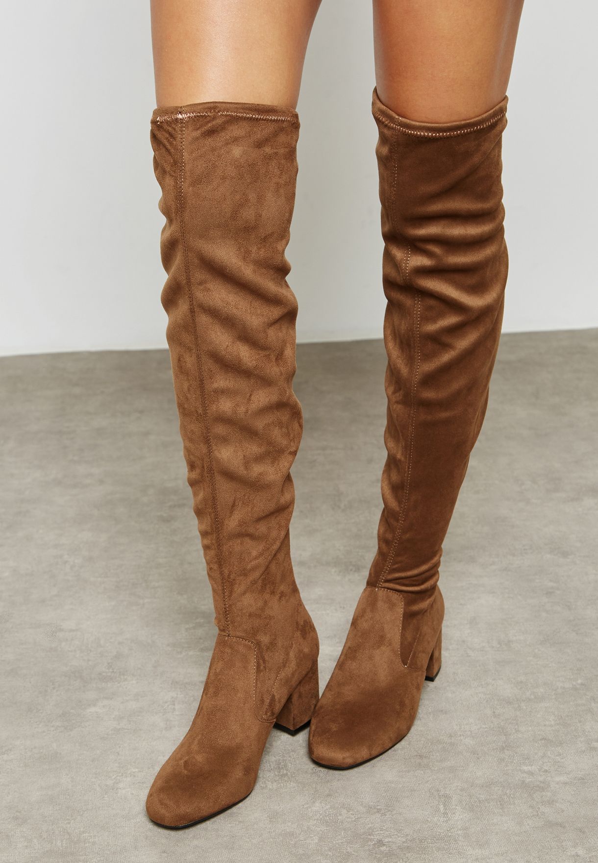 mango thigh high boots
