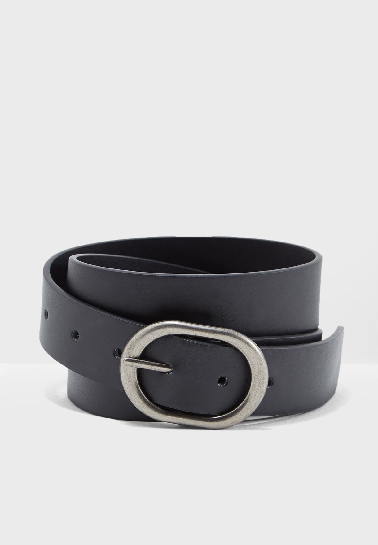 oval buckle belt