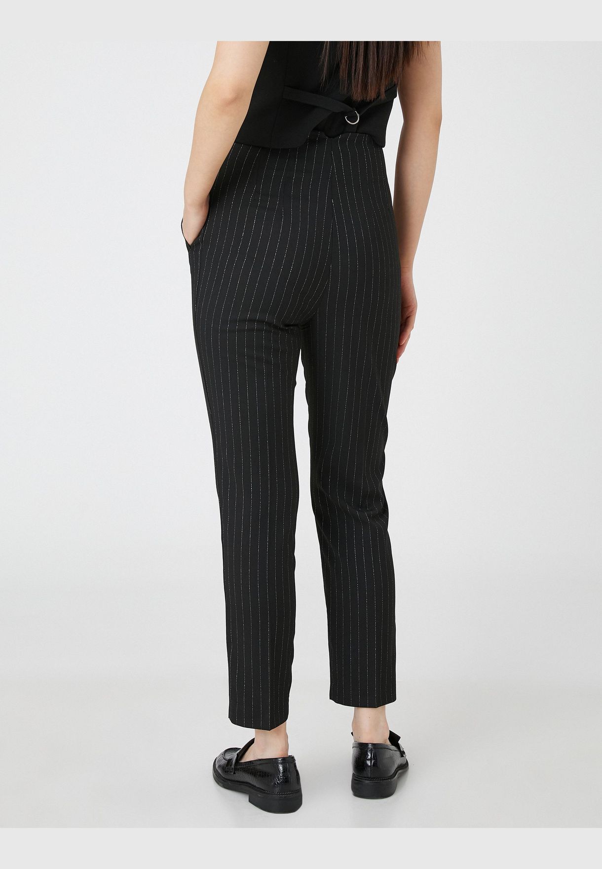 High Rise Crop Trousers