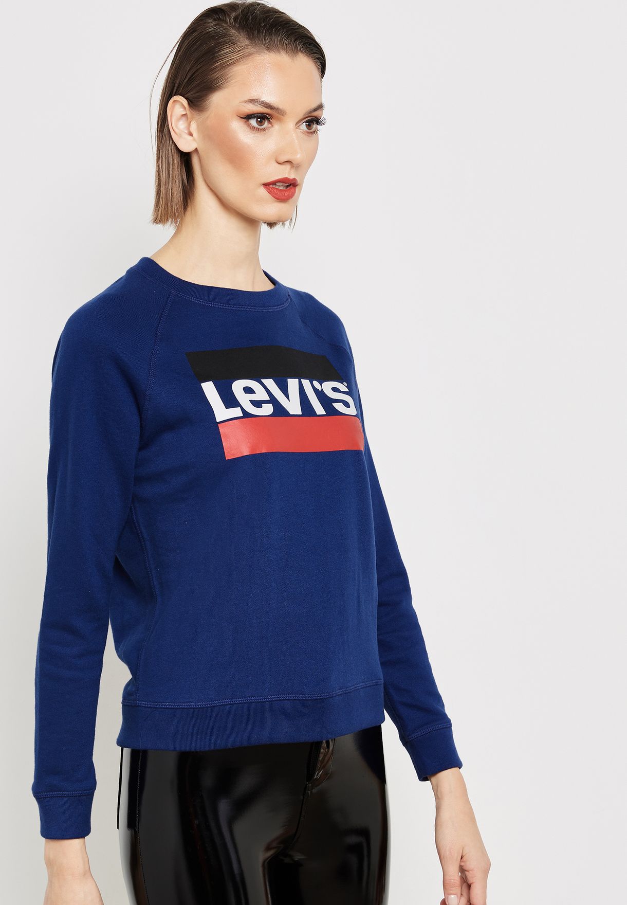 levis blue sweatshirt
