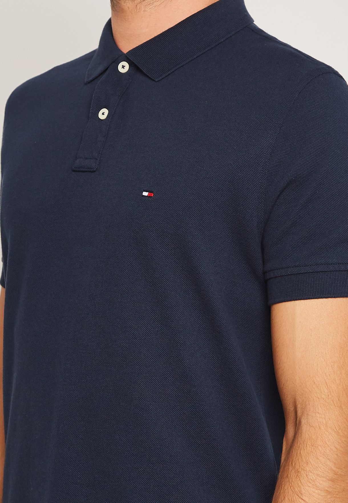 tommy hilfiger logo polo