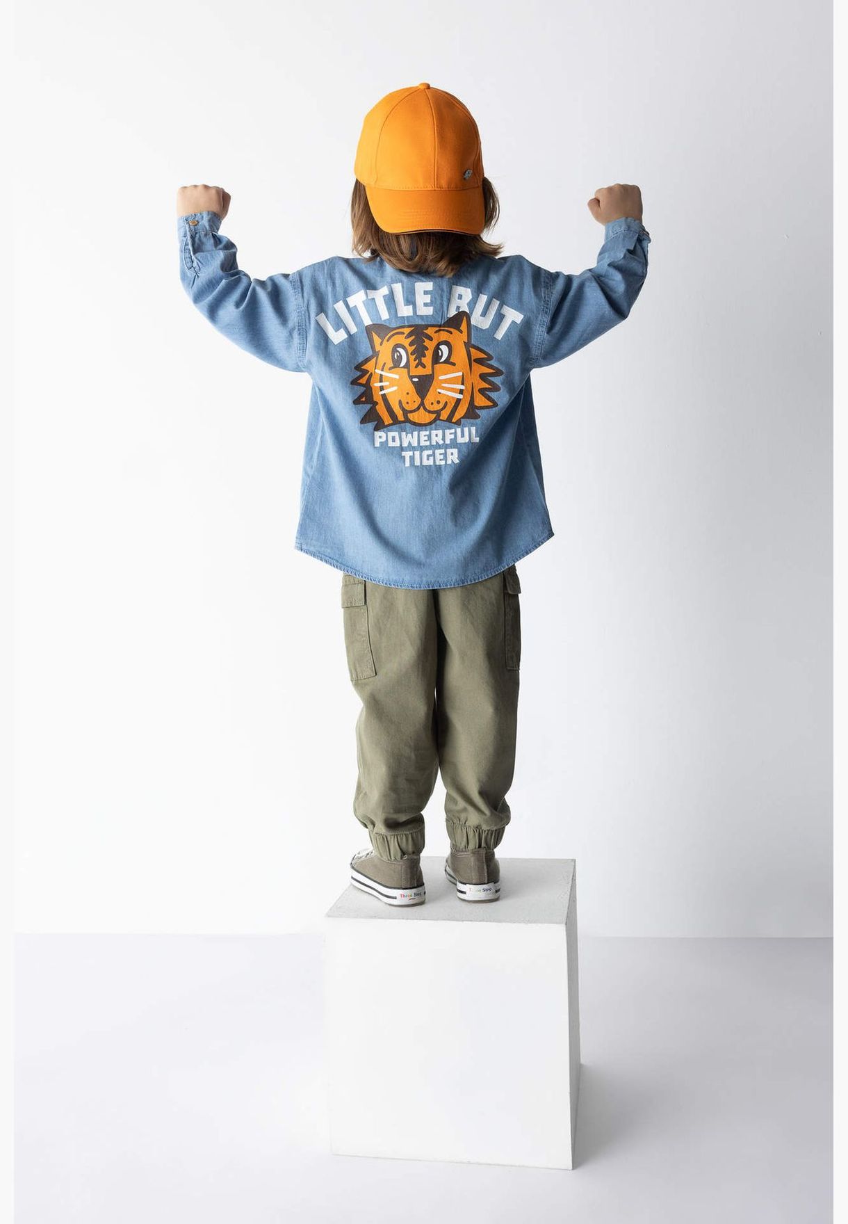 BabyBoy Denim Long Sleeve Shirt