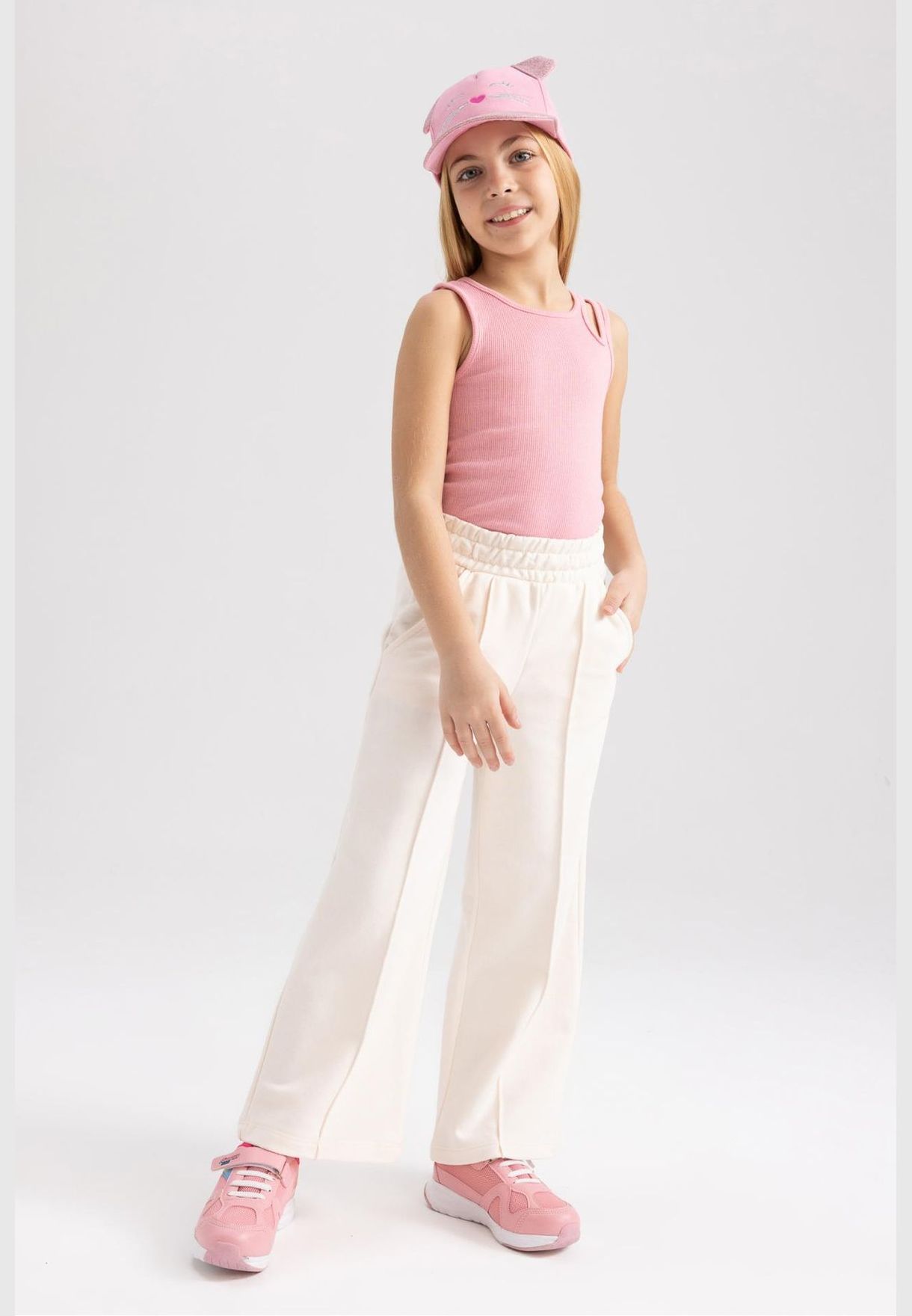 Girl Wide Leg Knitted Trousers