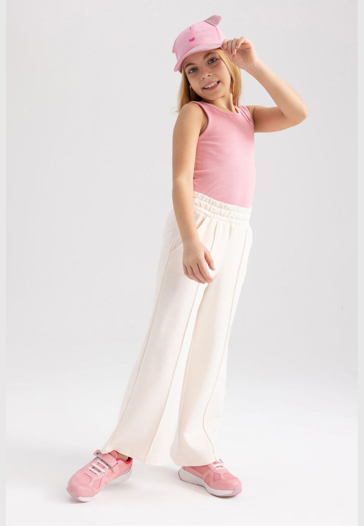 Girl Wide Leg Knitted Trousers