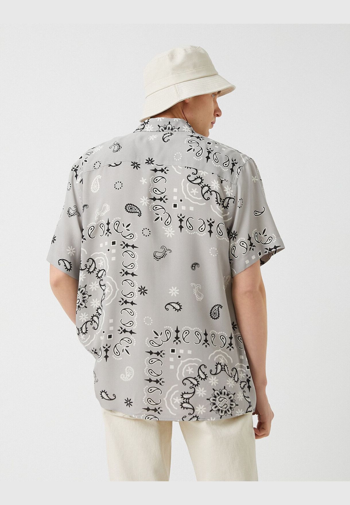 Patterned Short Sleeve Shirt