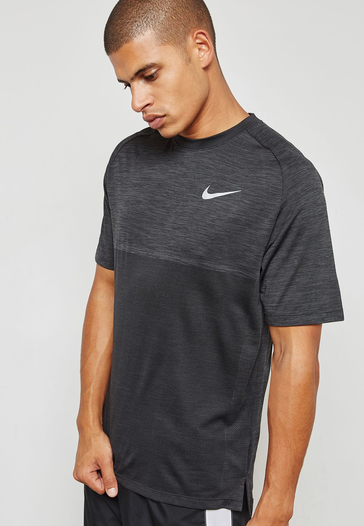 Buy Nike grey Dri-FIT Medalist T-Shirt 