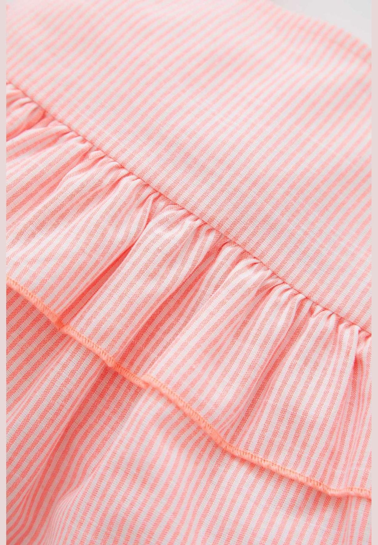 2 Pack BabyGirl Regular Fit Collarless Strappy Woven Set