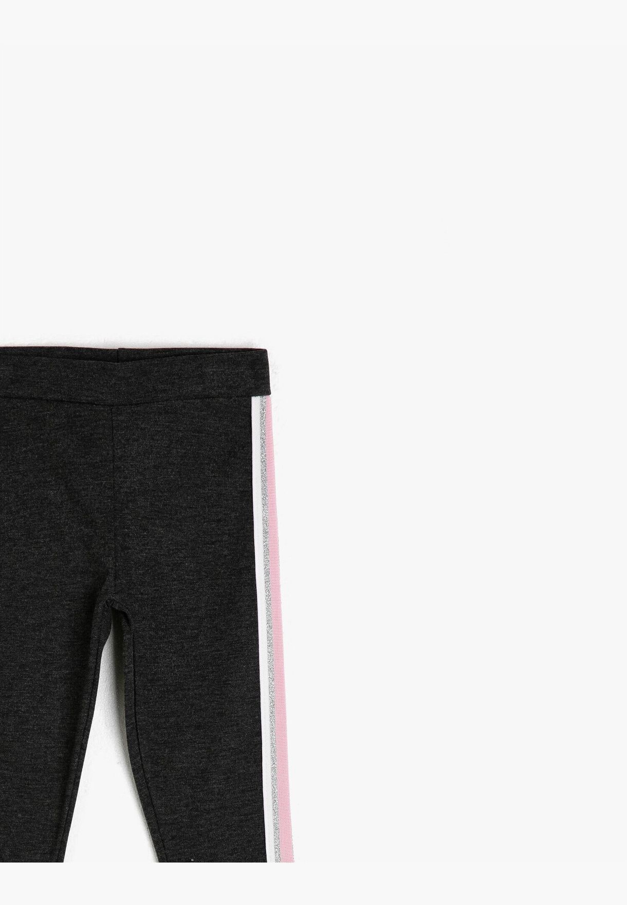 Silvery Striped Leggings