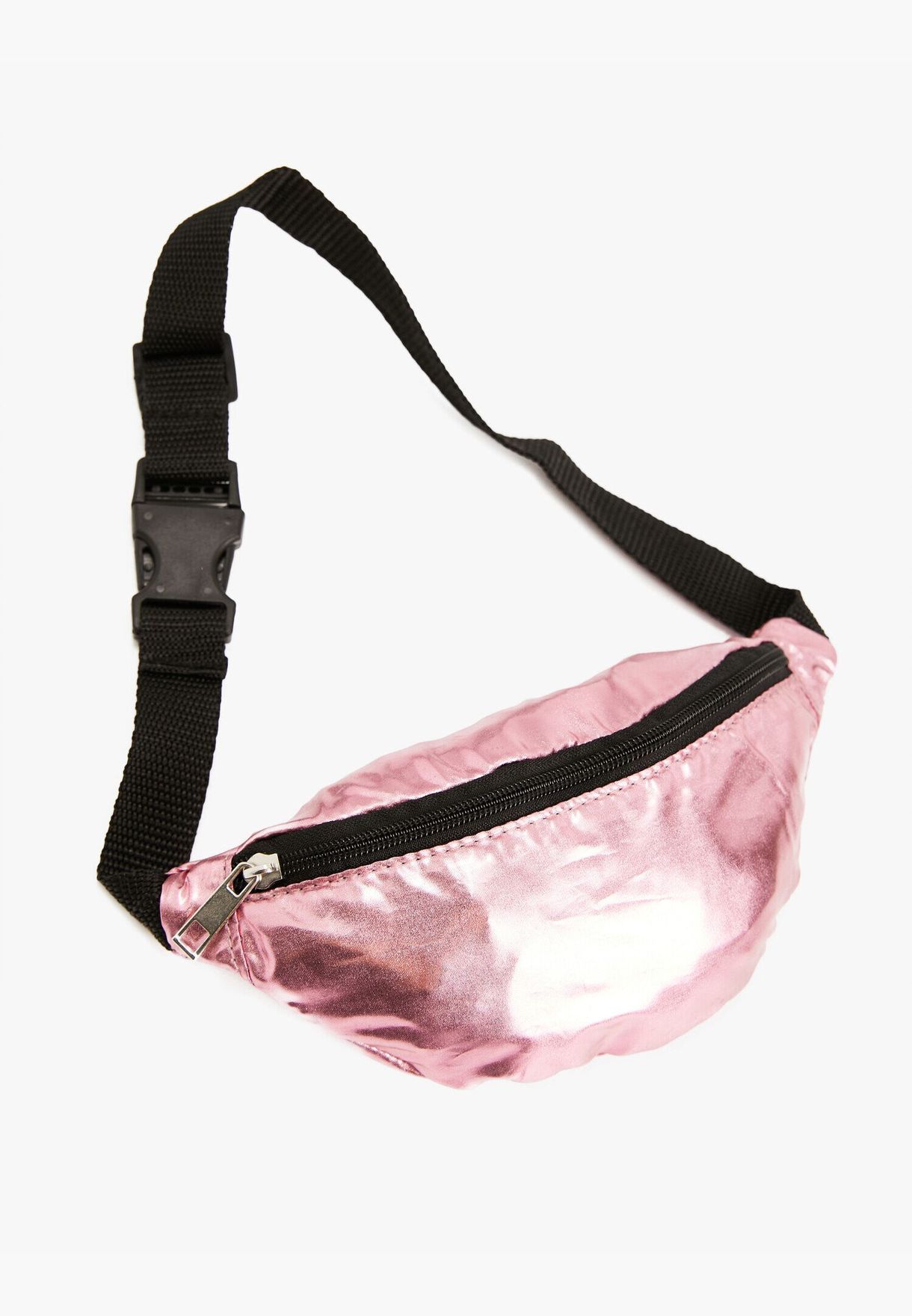 Zipper Detail Belt Bag