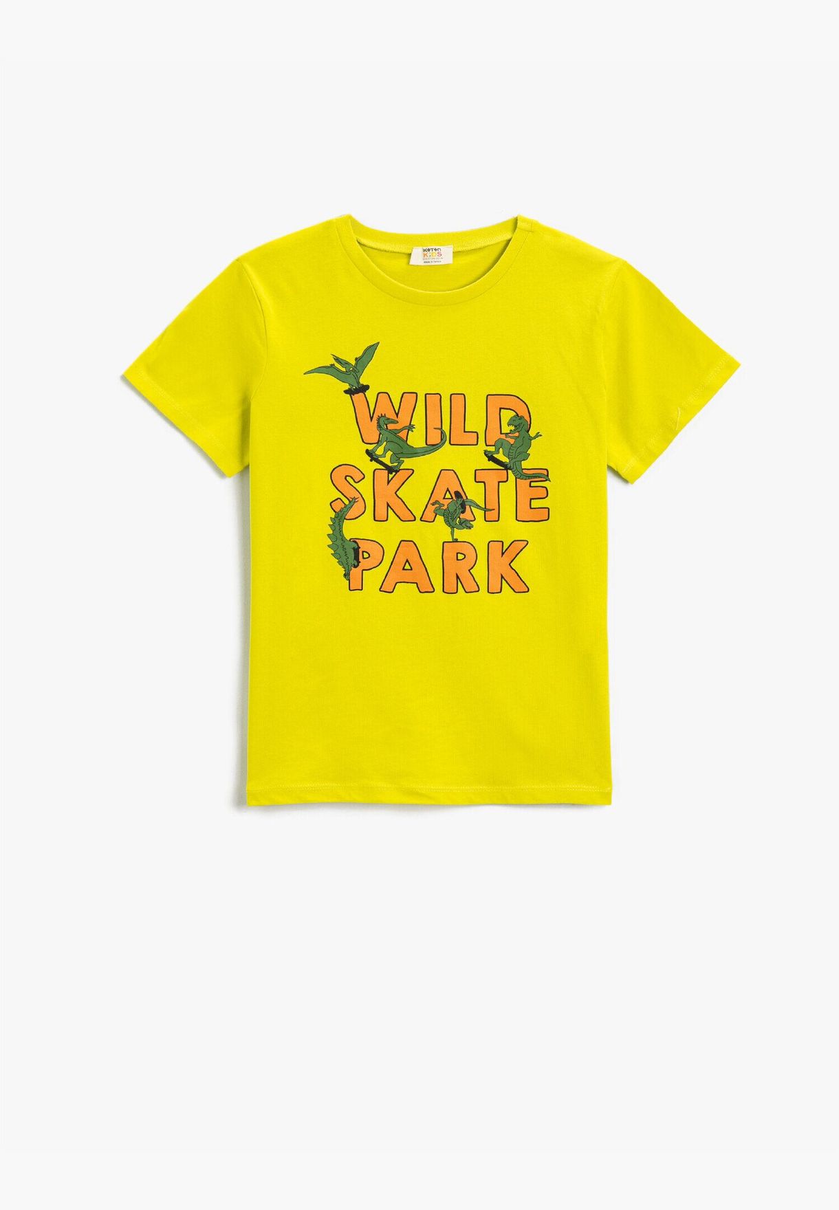 Dinosaur Printed T-Shirt Cotton