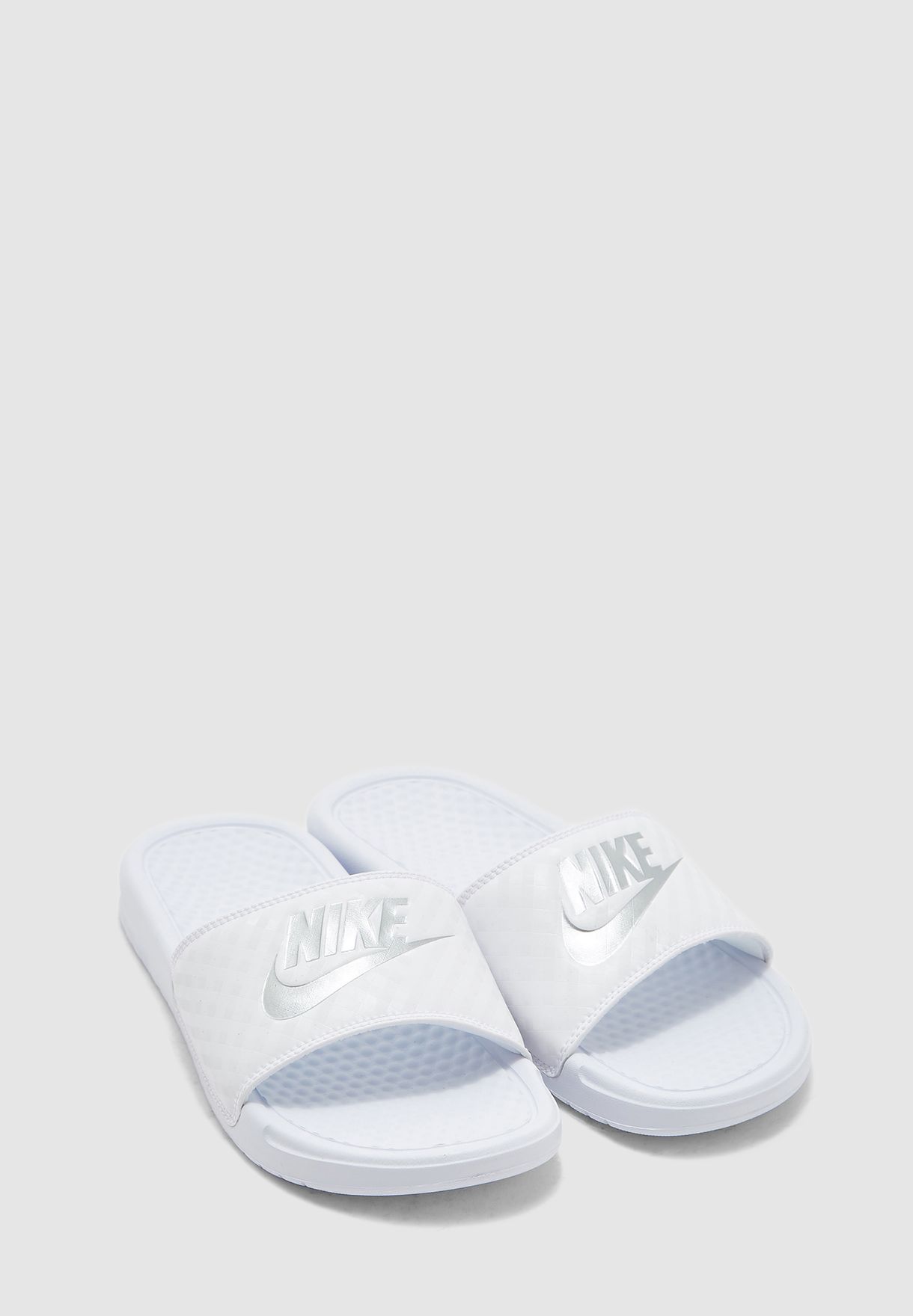 nike jdi slides white