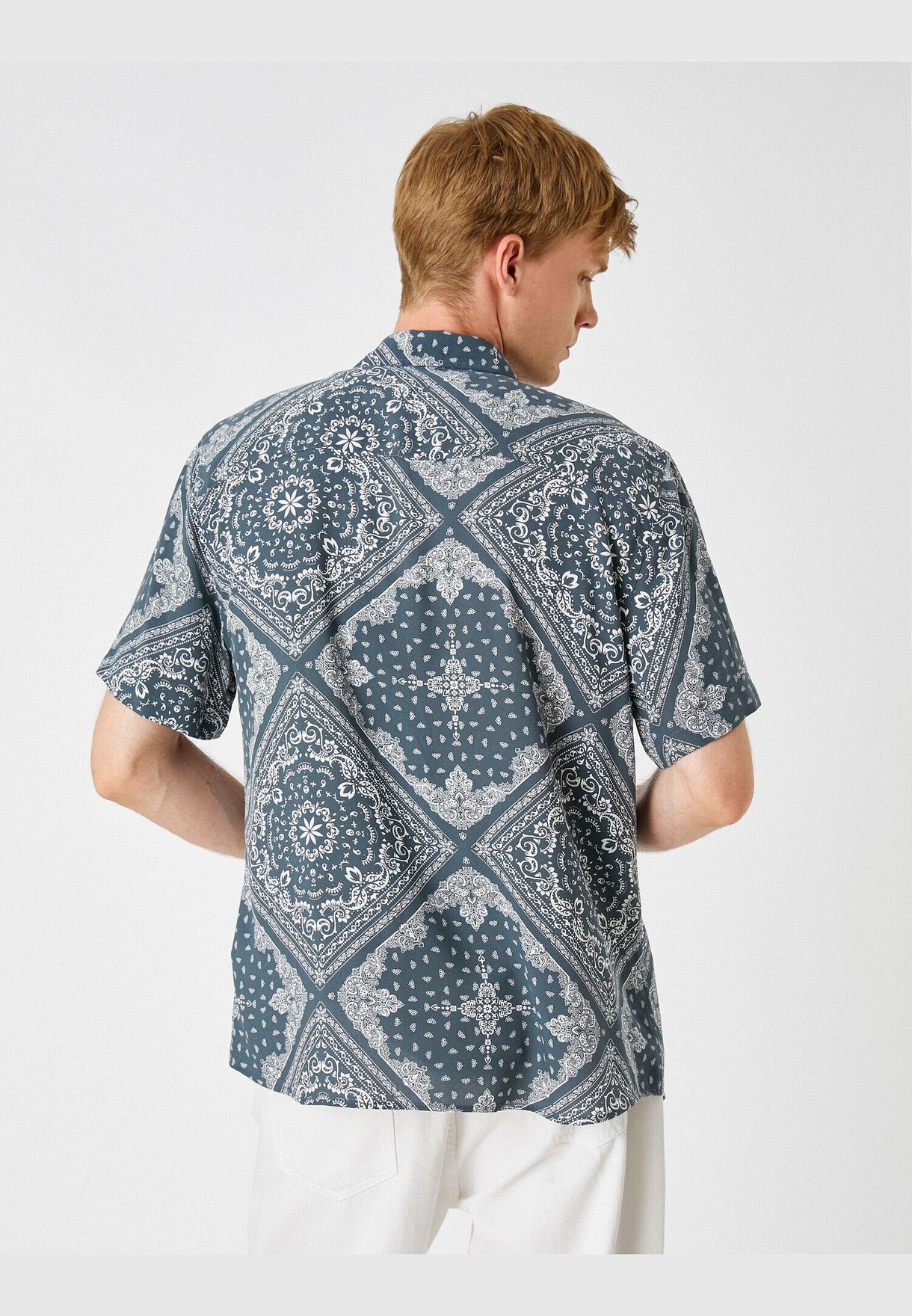 Patterned Short Sleeve Shirt