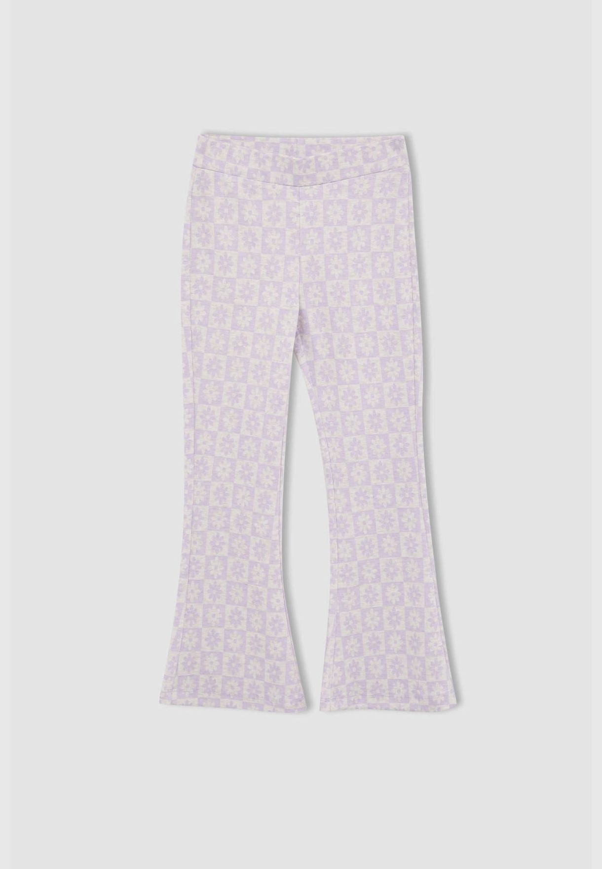 Long Sleeve Flower Print Pyjamas Set