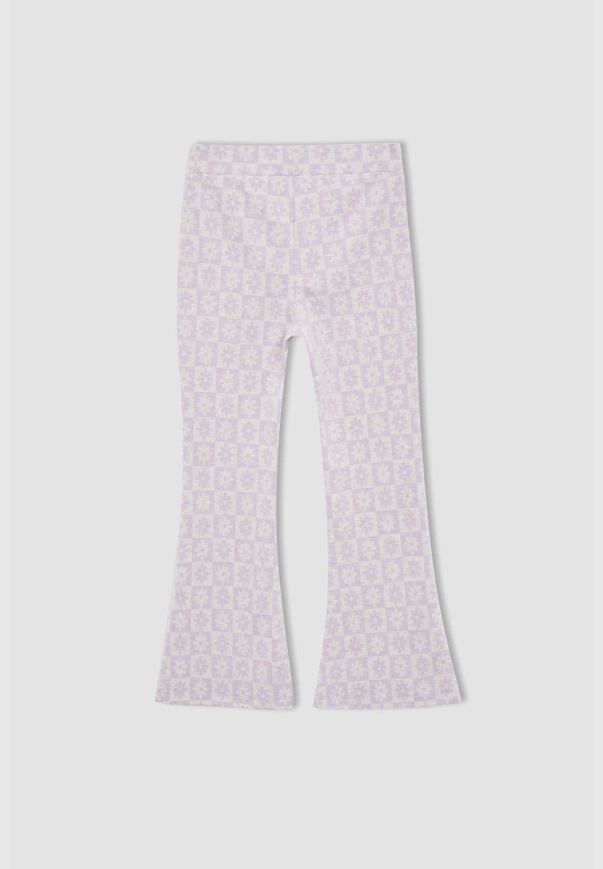 Long Sleeve Flower Print Pyjamas Set
