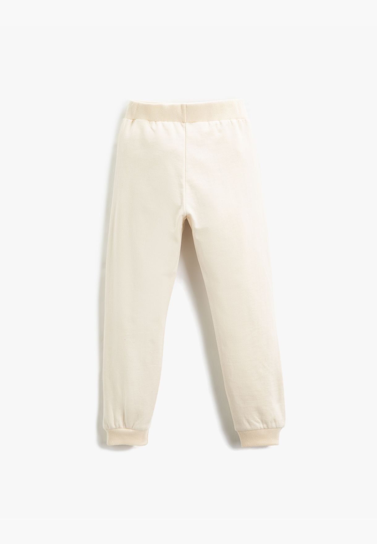 Basic Jogger Sweatpants Drawstring Elastic Waistband