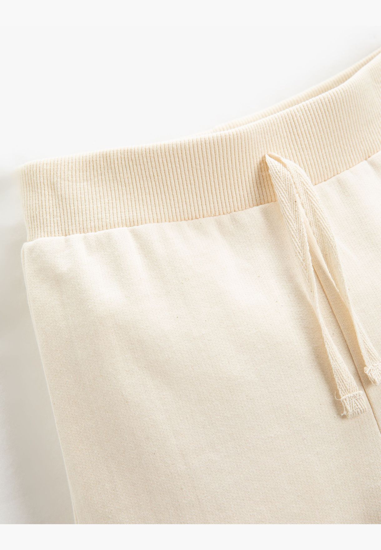 Basic Jogger Sweatpants Drawstring Elastic Waistband