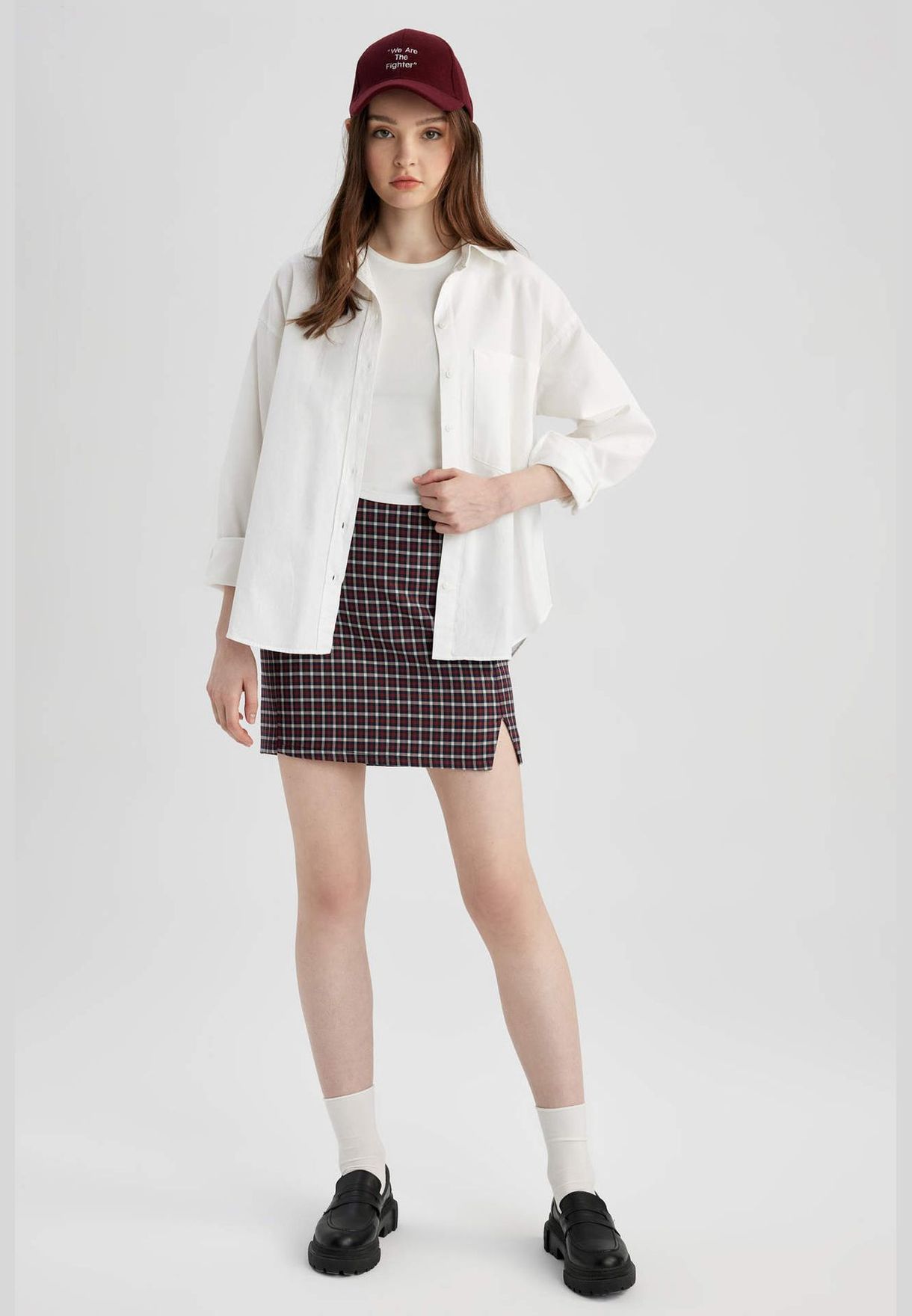 Woman Woven Skirt