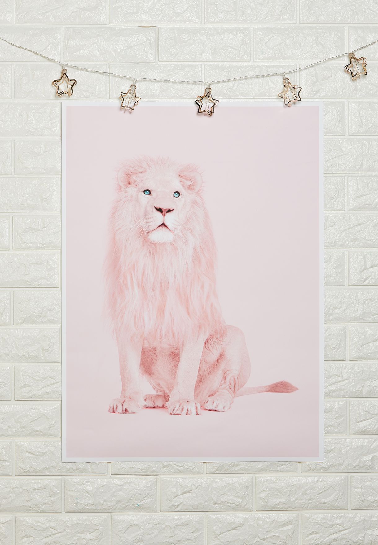 Buy Drawdeck white Albino Lion Art Print for Women in MENA, Worldwide