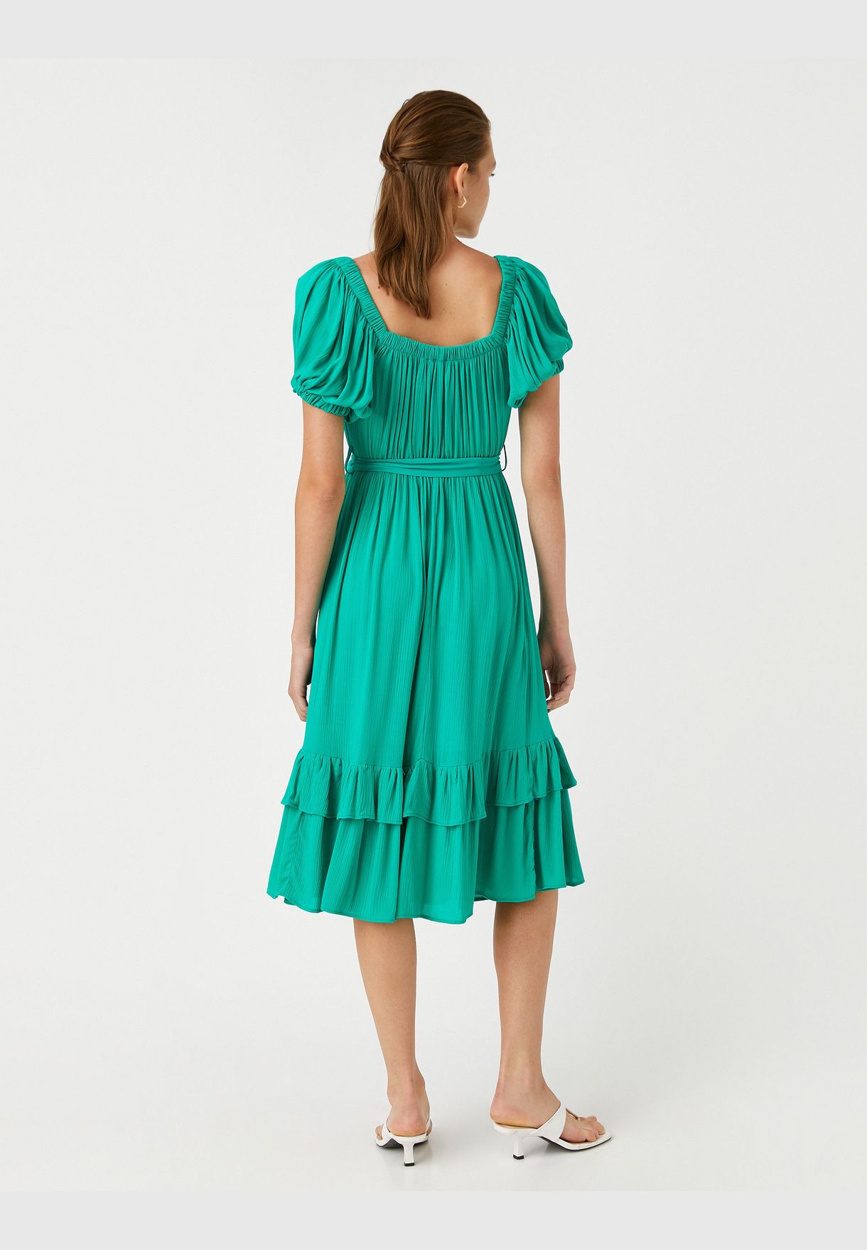 Voluminous Midi Dress