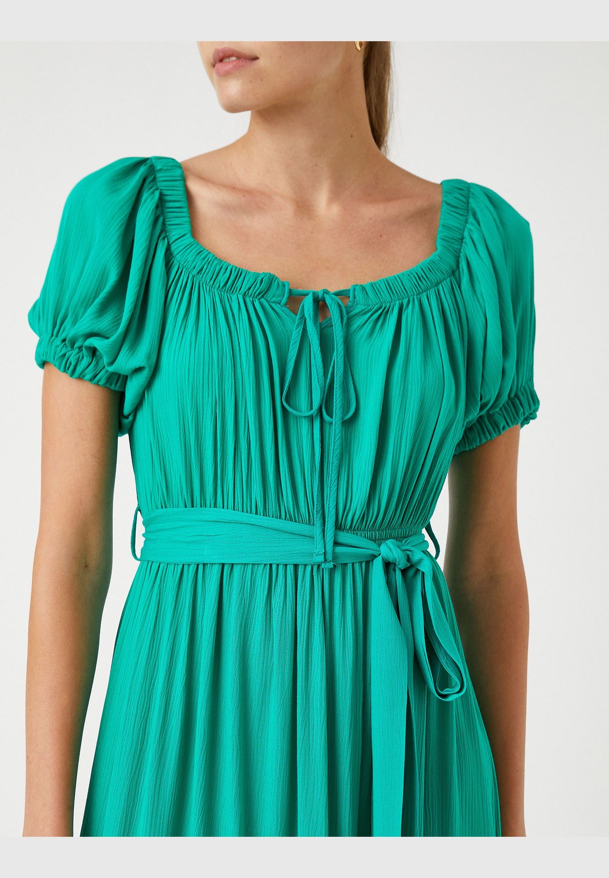 Voluminous Midi Dress