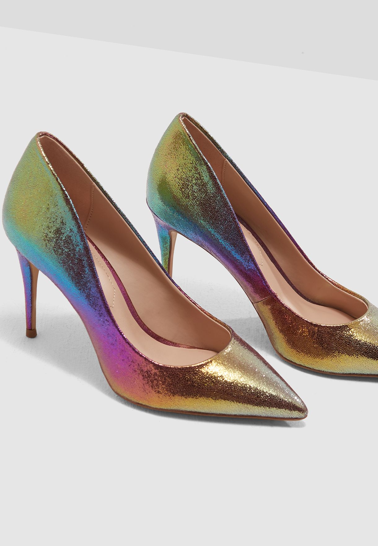 aldo iridescent shoes