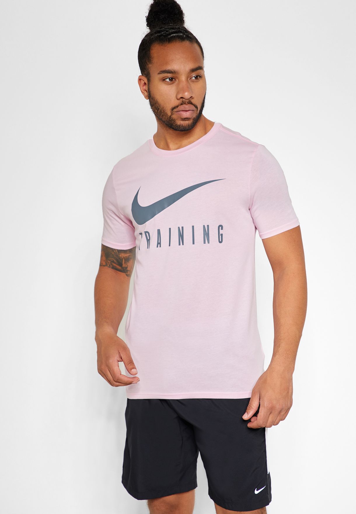 Buy Nike pink Dri-FIT Training T-Shirt 