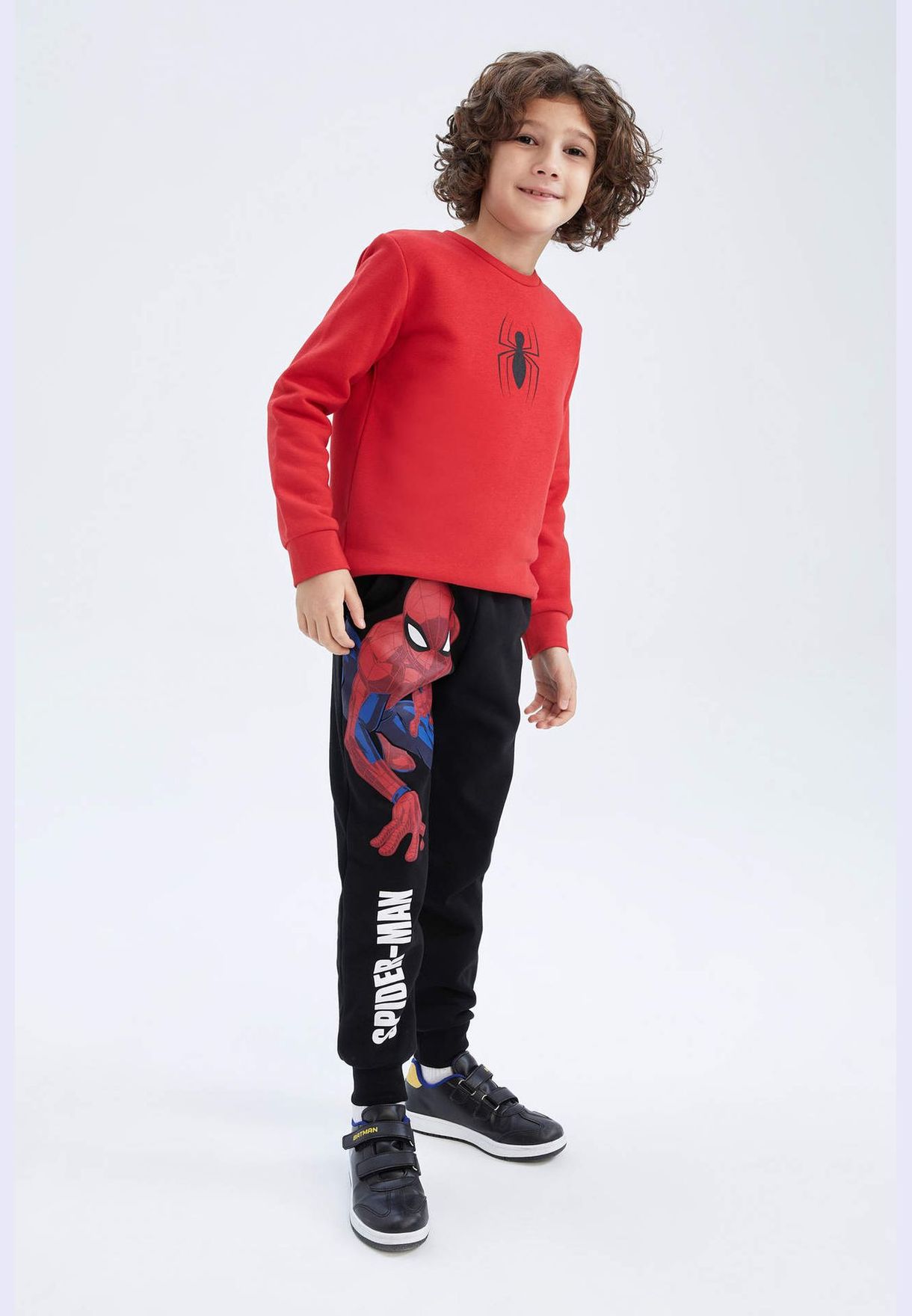 Boy Spiderman Licenced Regular Fit Knitted Trousers