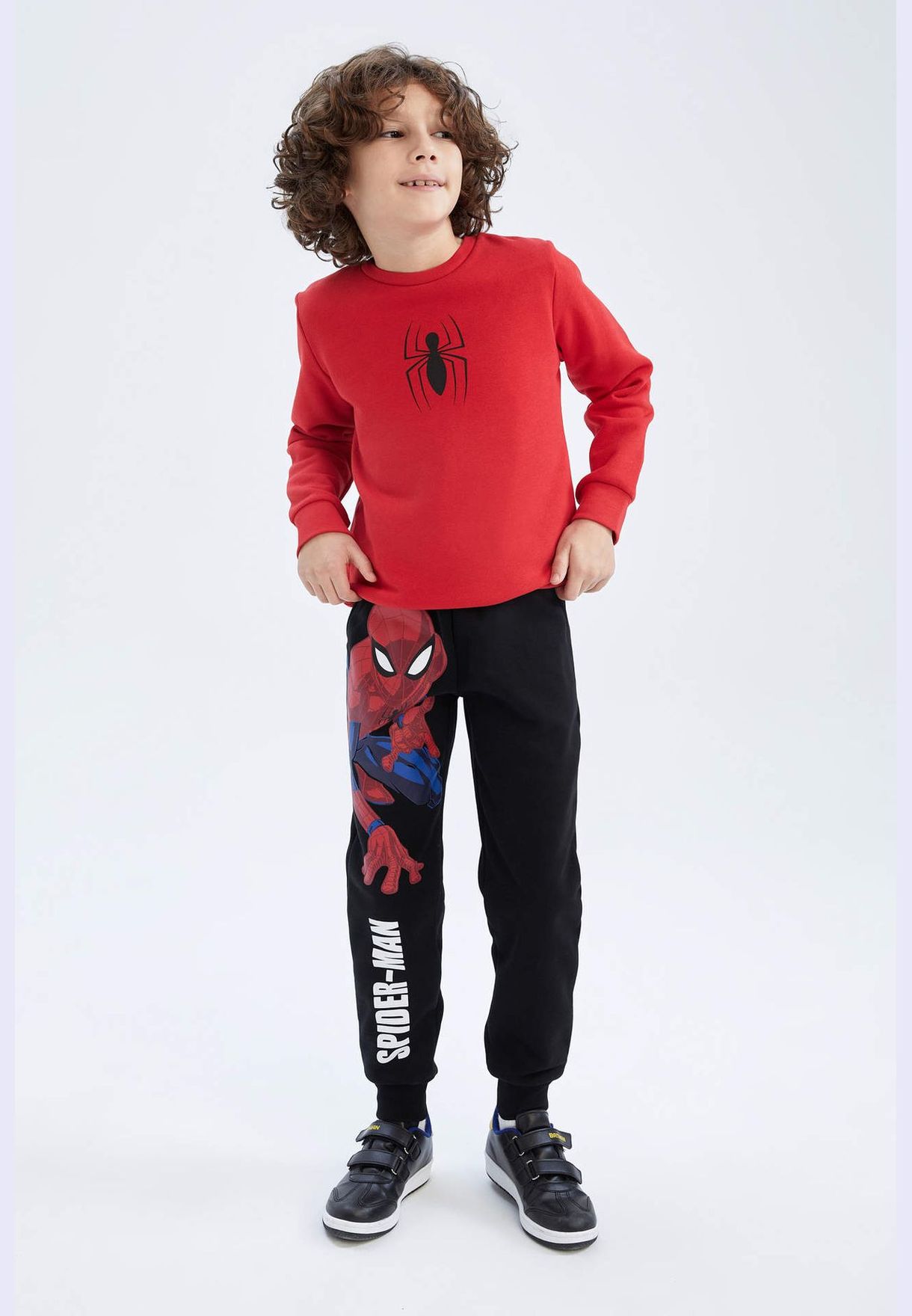 Boy Spiderman Licenced Regular Fit Knitted Trousers