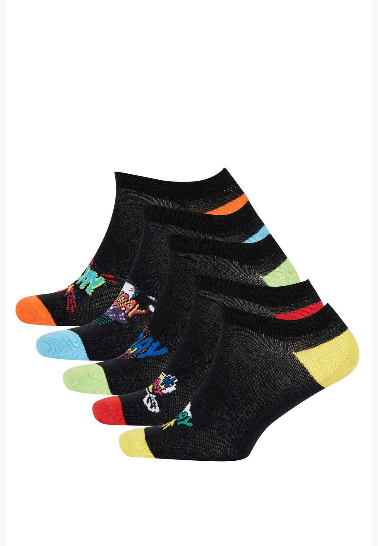 5 Pack Man Low Cut Low Cut Socks