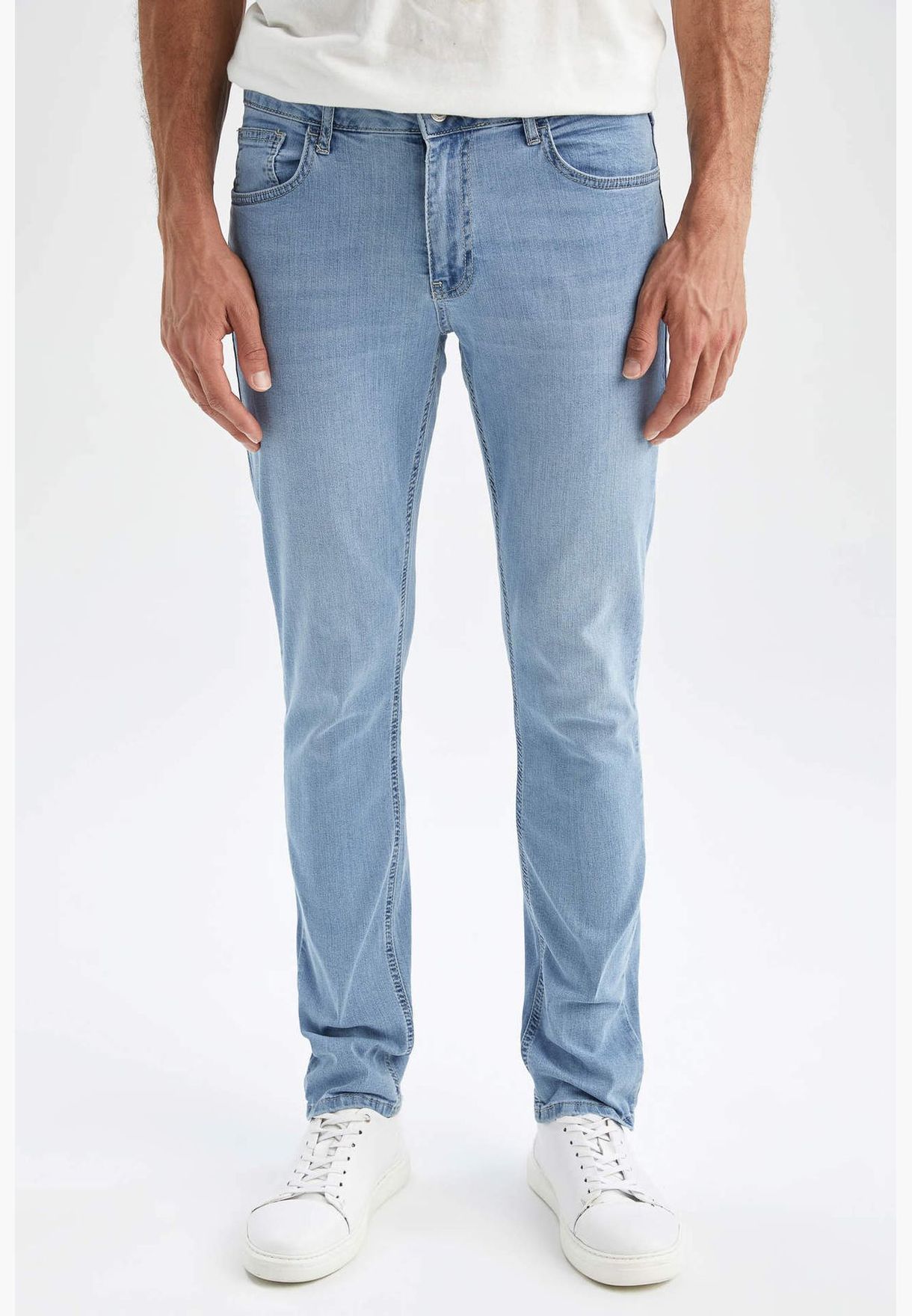 Slim Fit Straight Leg Jeans