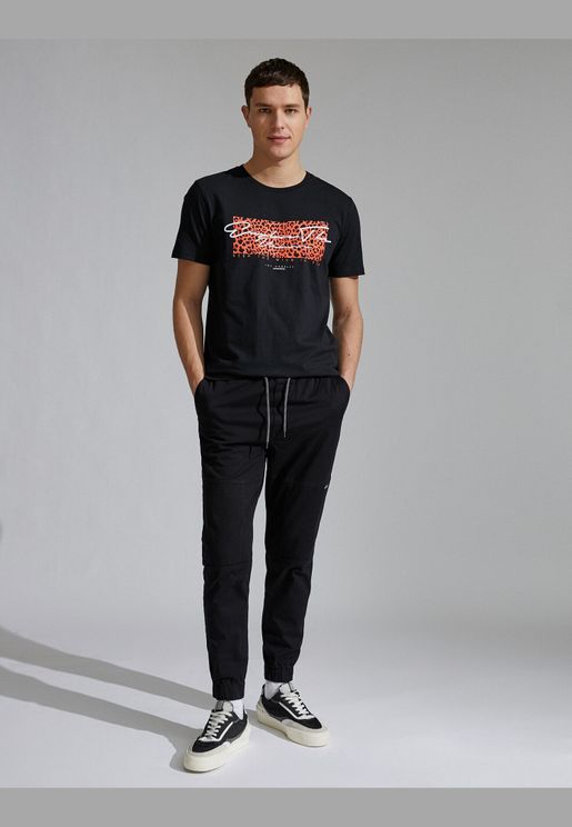 Tapered Fit Jogger Trousers